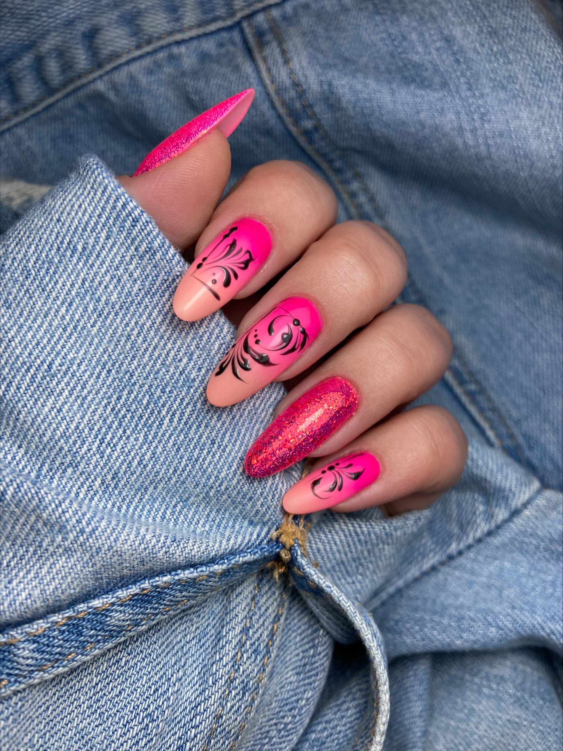 Basic manicure example 1 at Salon One Belfast